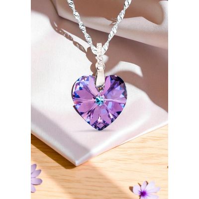 Imagen 2 del producto Collar Gran Romance Plata 925 creado con cristales de Swarovski® Vitral Light