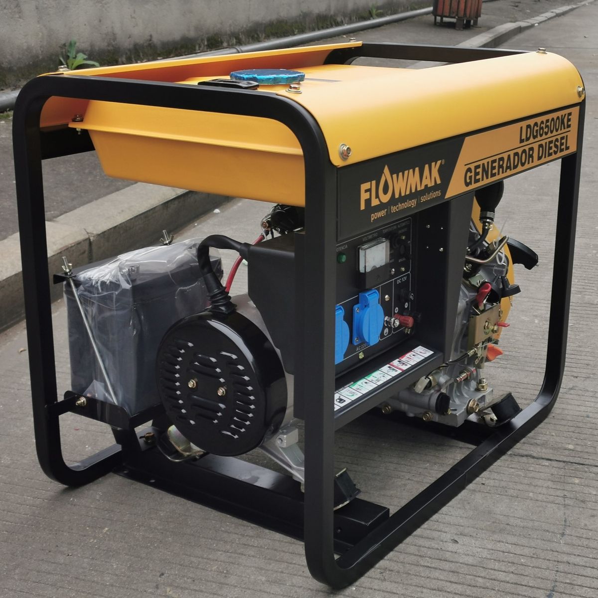 FLOWMAK - Generador Diesel Flowmak Ldg6500ke 220v 5kw Pe