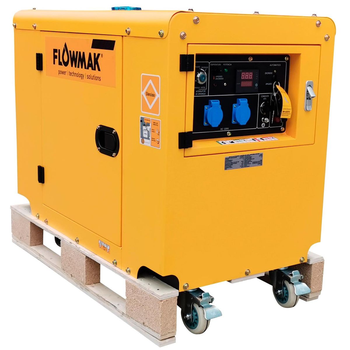 FLOWMAK - Generador Diesel Flowmak Ldg12s 220v 10kw Insonoro