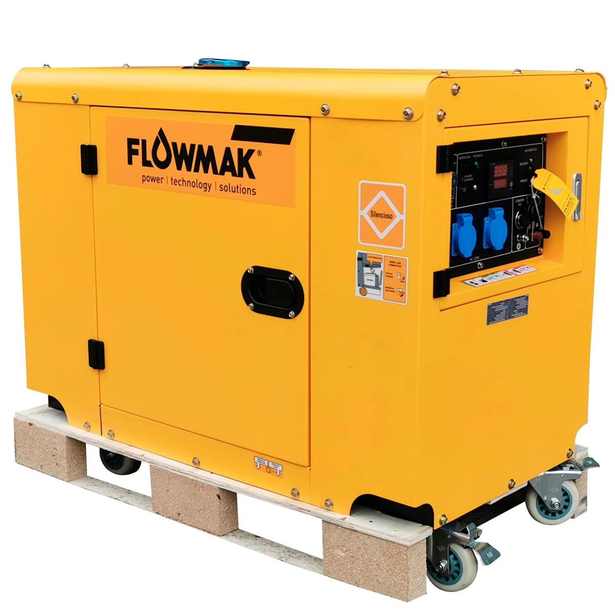 FLOWMAK - Generador Diesel Flowmak Ldg12s 220v 10kw Insonoro