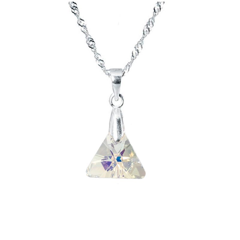 JOYAS MONTERO - Collar Trinidad Cristales Genuinos Aurora Boreal