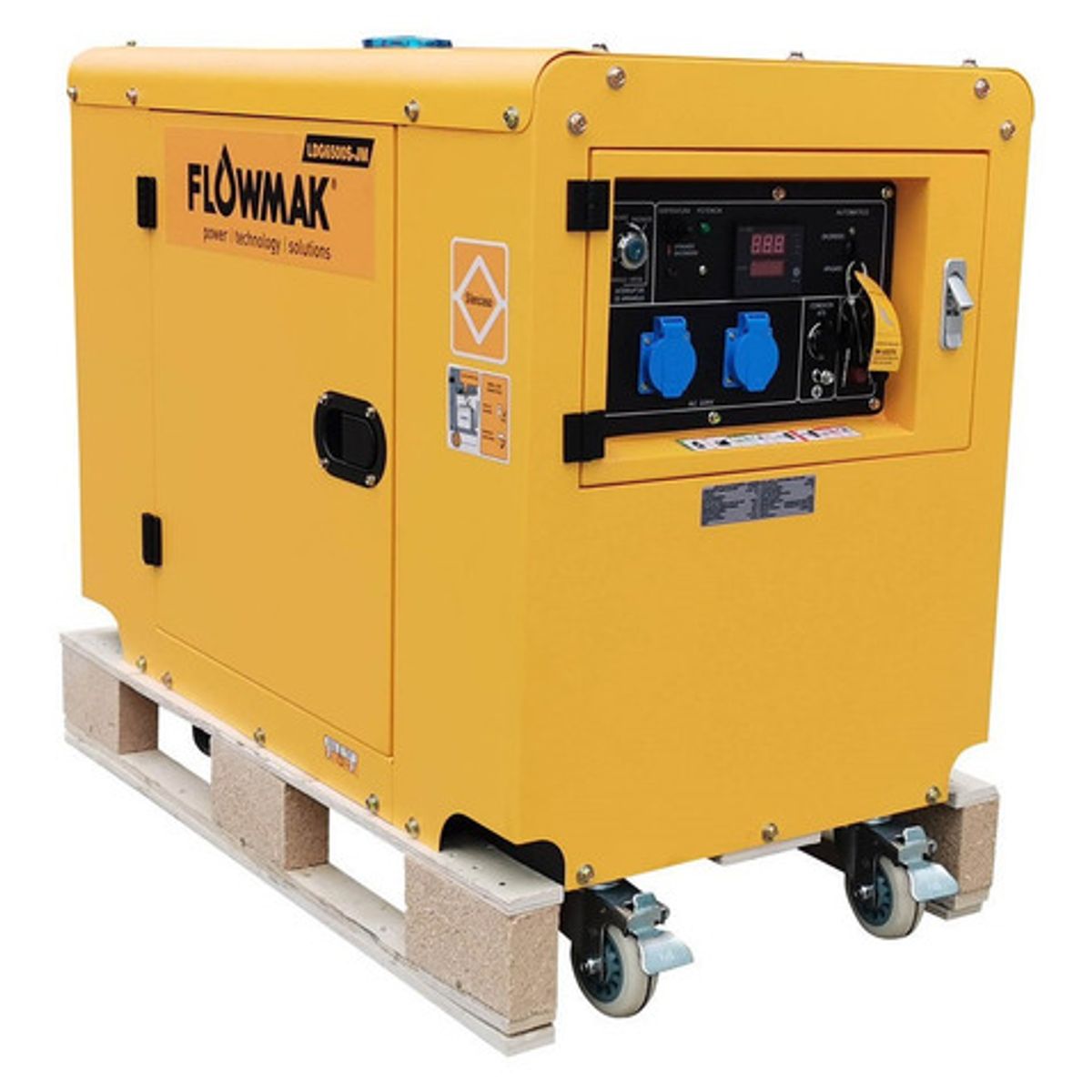 FLOWMAK - Generador Diesel 5000 W (5kw) Ats - Flowmak Ldg6500s-jm 220v