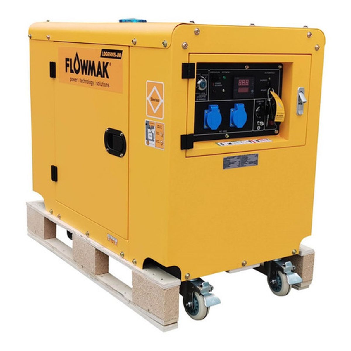 FLOWMAK - Generador Diesel 5000 W (5kw) Ats - Flowmak Ldg6500s-jm 220v