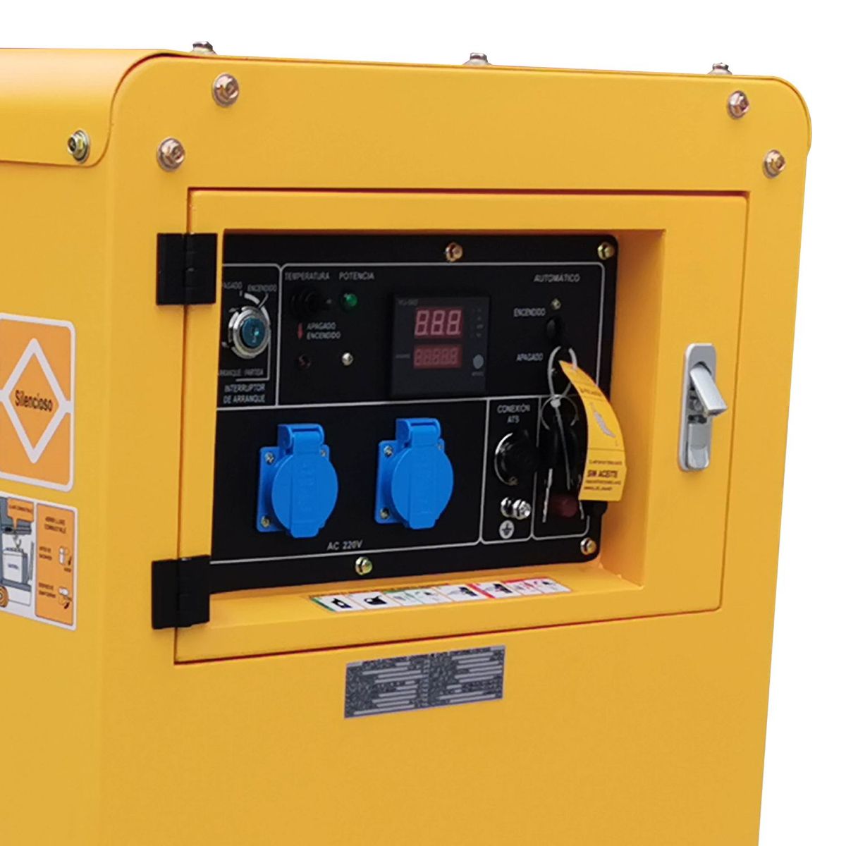 FLOWMAK - Generador Diesel 5000 W (5kw) Ats - Flowmak Ldg6500s-jm 220v