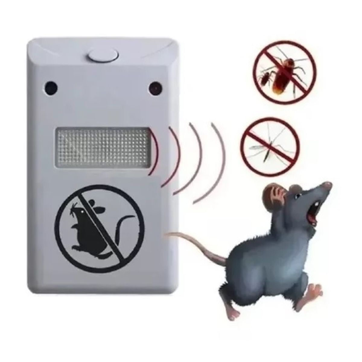 GENERICO - Repelente Ultrasonido Para Ratones Repelente Ratas Y Insecto