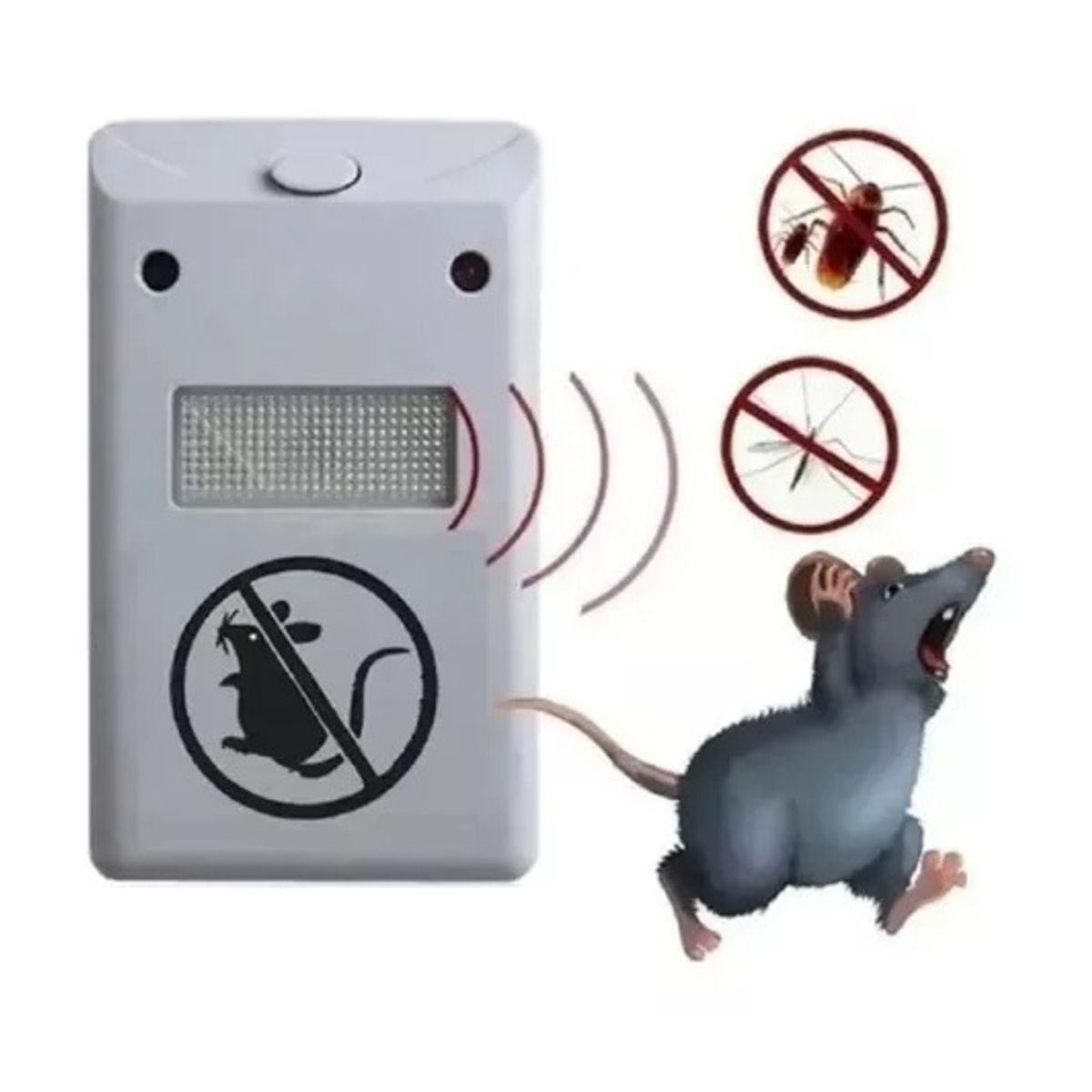 GENERICO - Repelente Ultrasonido Para Ratones Repelente Ratas Y Insecto