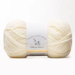 GENERICO - Lana Cala Orquidea 100grs - Blanco Invierno 15