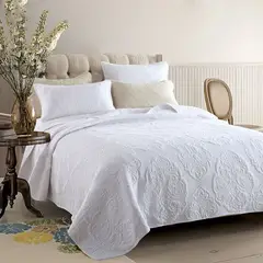 GENERICO - Quilt algodón 2P blanco