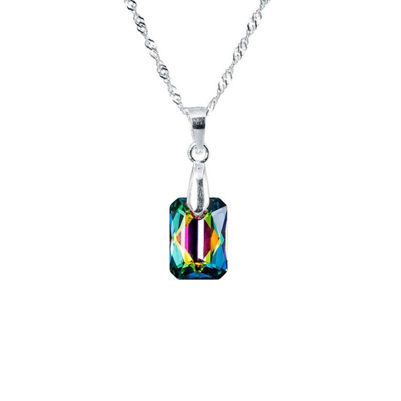 JOYAS MONTERO - Collar Estefania Cristales Genuinos Vitral Medium