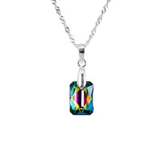 JOYAS MONTERO - Collar Estefania Cristales Genuinos Vitral Medium