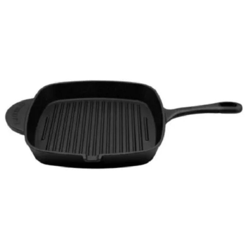 TITANIO - GRILL PAN HIERRO FUNDIDO 24 CM BLACKBULL