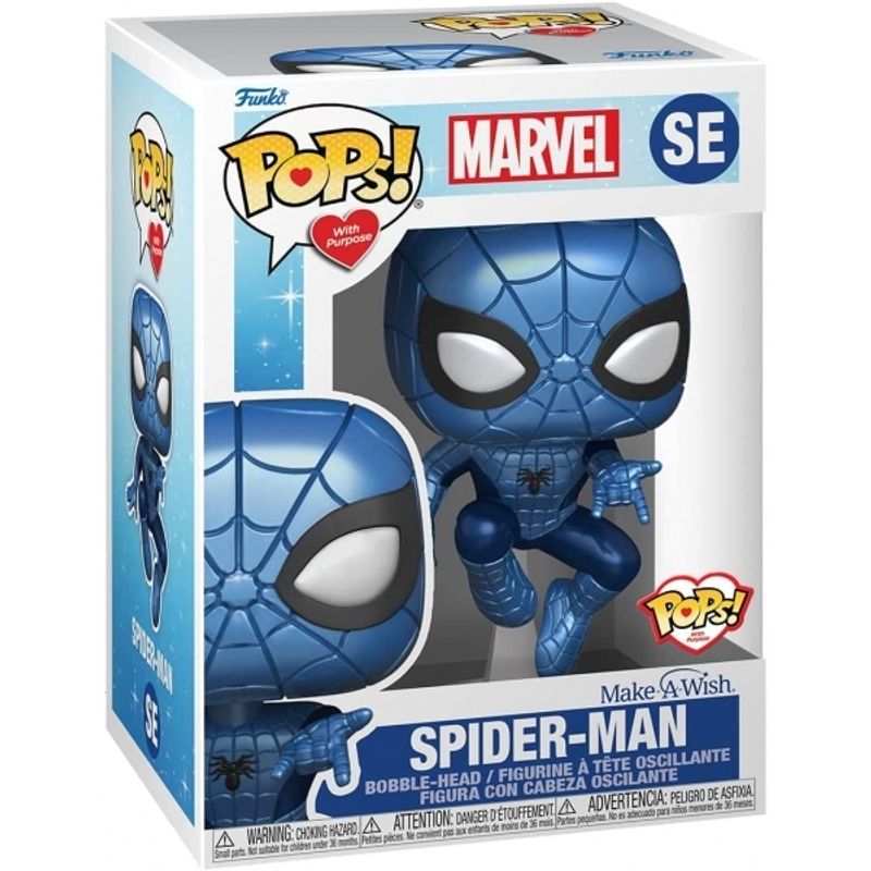 FUNKO - FUNKO 63675 POP MARVEL M A WISH SPIDERMAN ( MT )