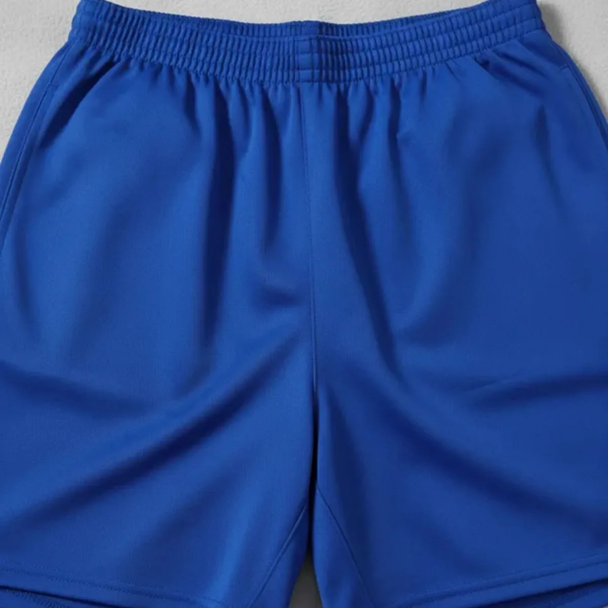 DRB - Short De Futbol Azul Drb Liso