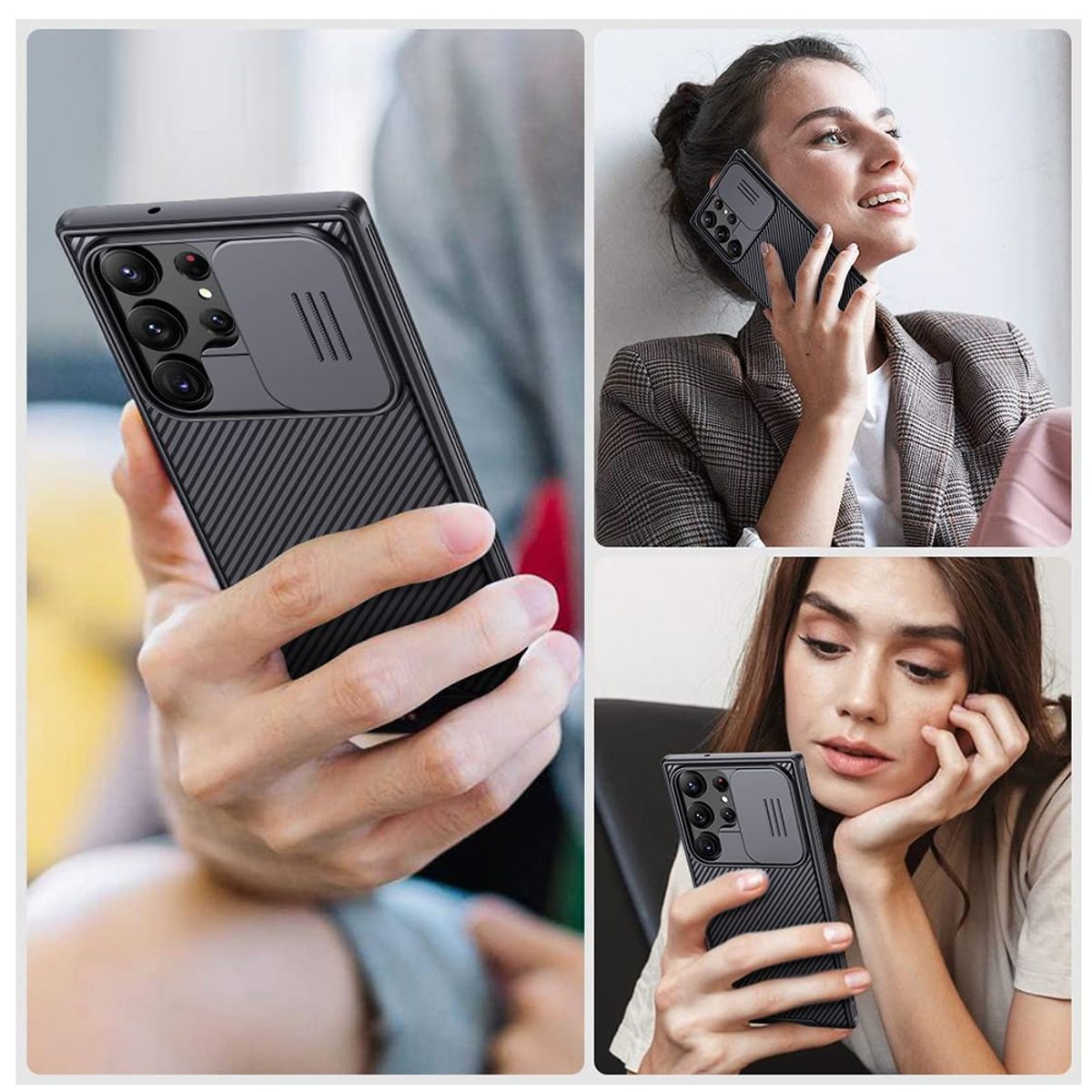 NILLKIN - Carcasa para Samsung S23 Ultra Nillkin Camshield Antigolpes