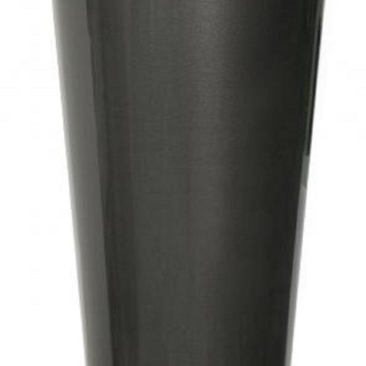 EURO3PLAST - Macetero de plástico doble fondo 33x61 cm color Gris Antracita