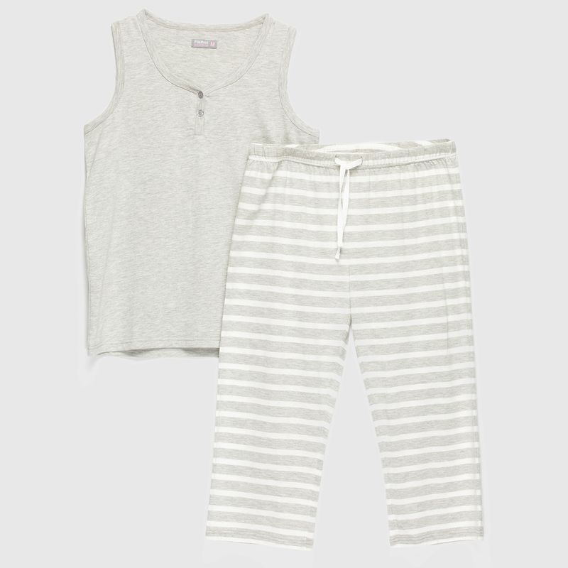 ZAHR - Pijama Melange largo mujer