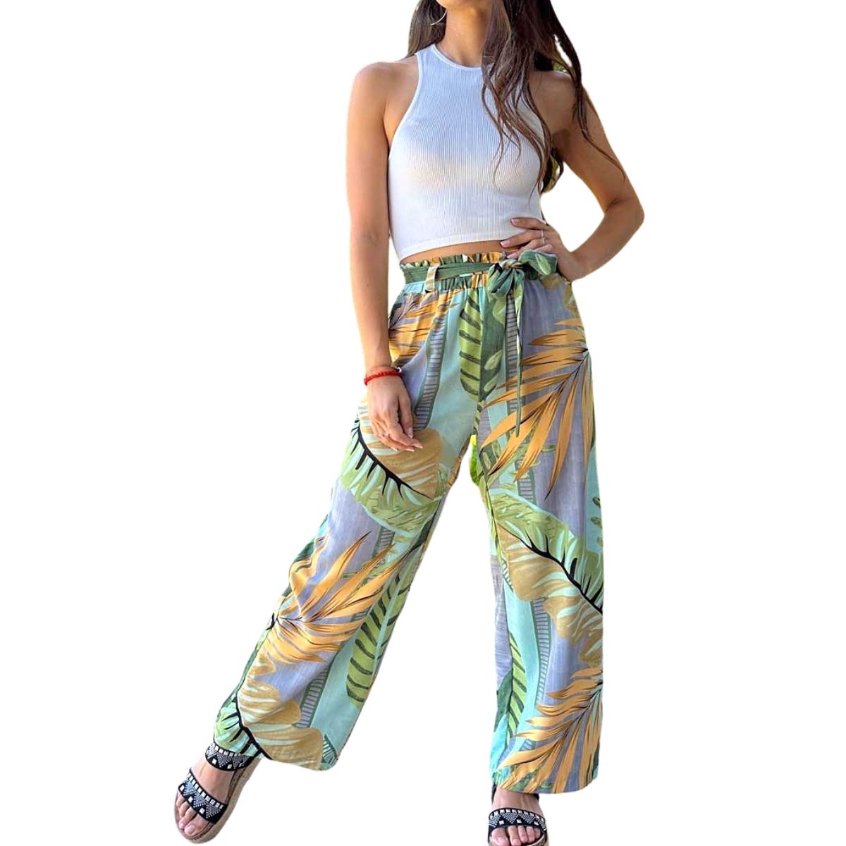 LOOK SHOP - Pantalón Mujer Fashion Palazzo Diseños. 070