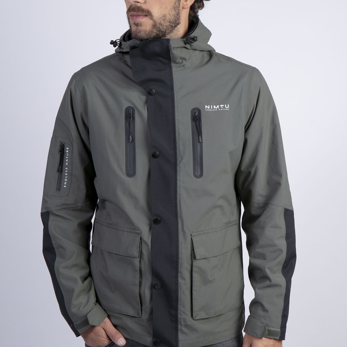 NIMTU - Chaqueta Urbana 3 En 1 Villarrica Verde Nimtu
