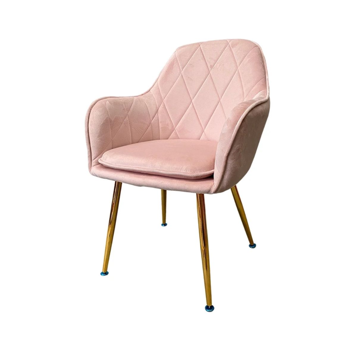 GENERICO - Silla Rosada Sitial Terciopelo Diamant