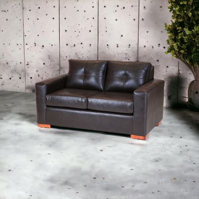 Imagen 2 del producto Sofá Franco 2 Cuerpos Cuero Sintético Chocolate