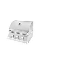 BBQ HOUSE - Parrilla a gas empotrable 3 quemadores