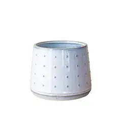 ARTE CULTIVOS - Macetero de Cerámica María Luz Cream