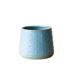 ARTE CULTIVOS - Macetero de Cerámica María Luz Light Blue