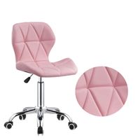 Silla de Escritorio Rosa Regulable Radar