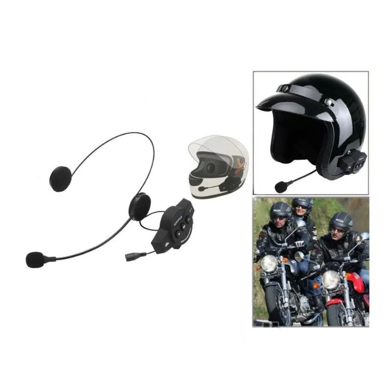 GENERICO - Intercomunicador Para Moto Bluetooth Audifono Para Casco De Moto 2