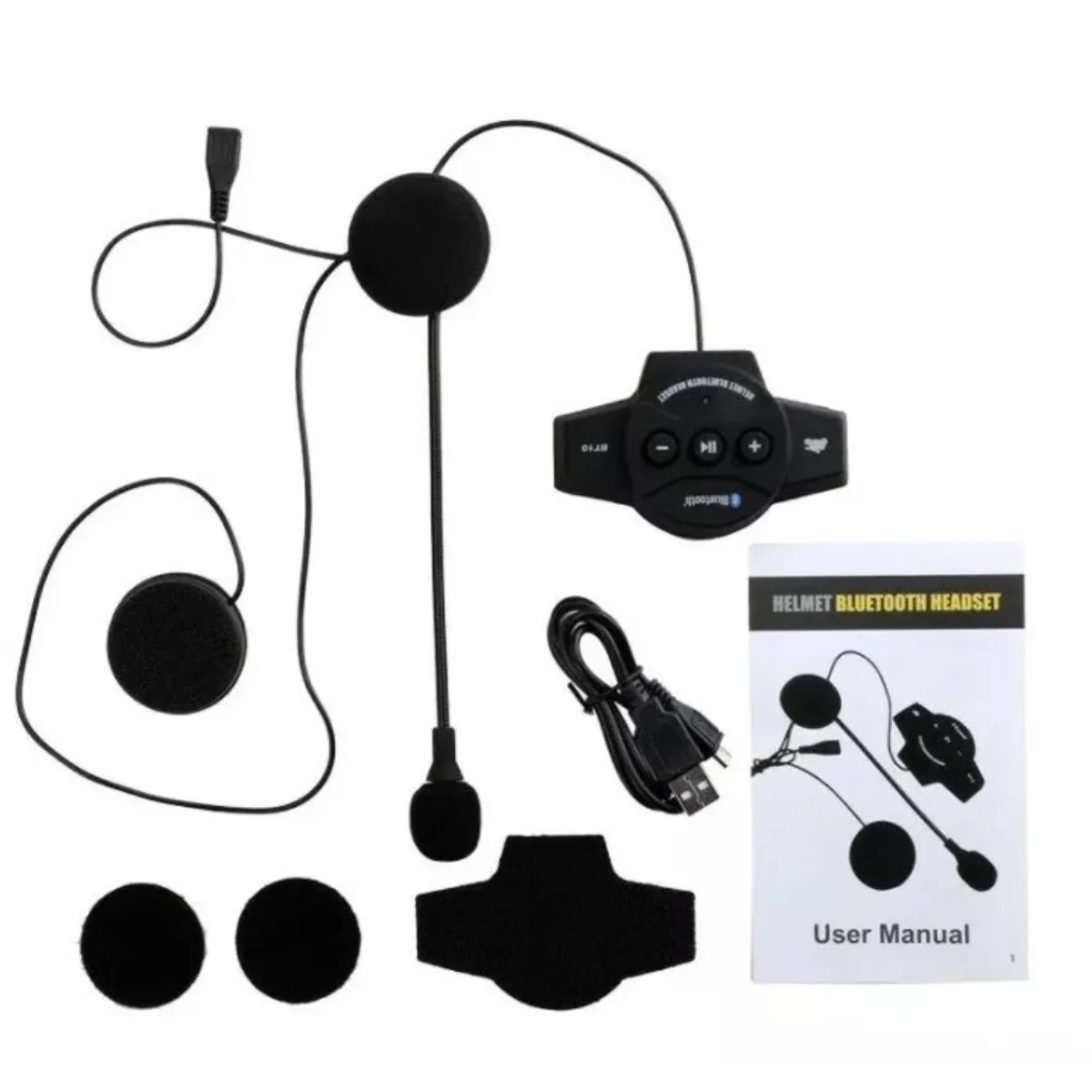 GENERICO - Intercomunicador Para Moto Bluetooth Audifono Para Casco De Moto 2