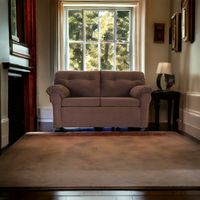 Sofá América 2 Cuerpos Tela Chocolate