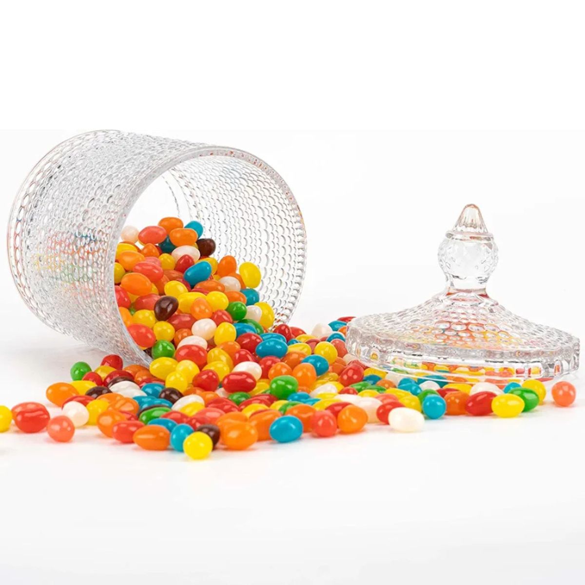 GENERICO - Set azucarero y cafetero de vidrio cristal 600 y 300ml