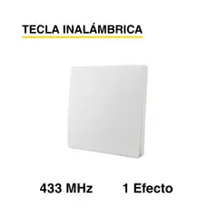 DEMASLED - Interruptor Inalámbrico Simple 1 Tecla Rf 433mhz Smart House