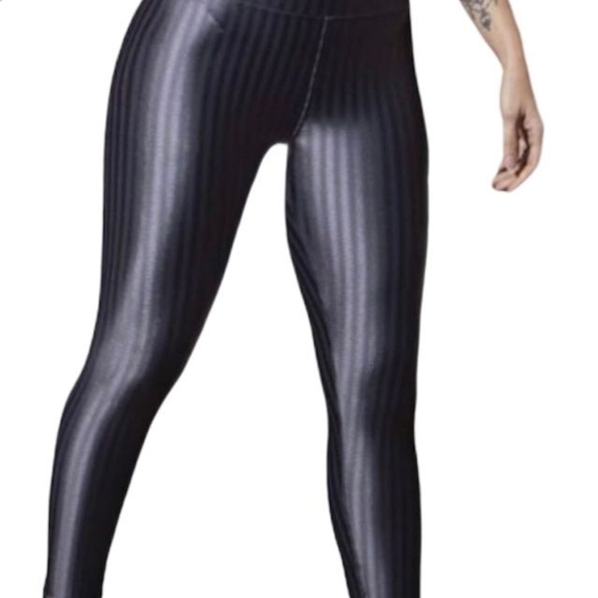 GENERICO - Calzas 3D Tiro medio Pretina Fit Deportiva Brasileña Elasticada