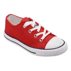 GENERICO - Zapatilla Infantil De lona Urbana Casual - Rojo - 7192