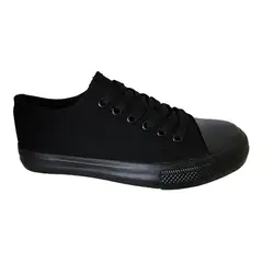 GENERICO - Zapatilla Infantil De lona Urbana Casual - Negro - 7196