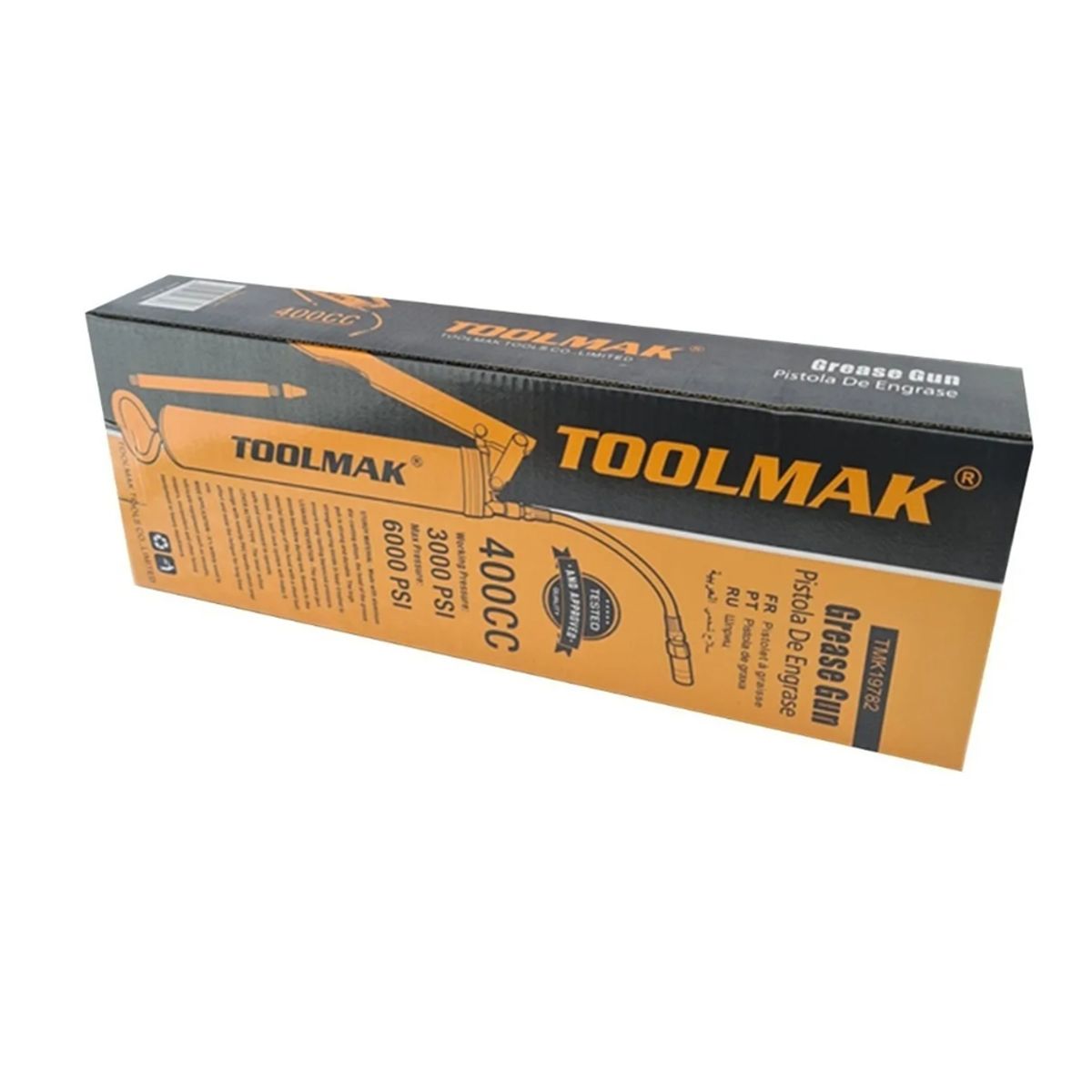 GENERICO - Engrasadora Pistola De Engrase Manual 400cc Toolmak Tmk19782