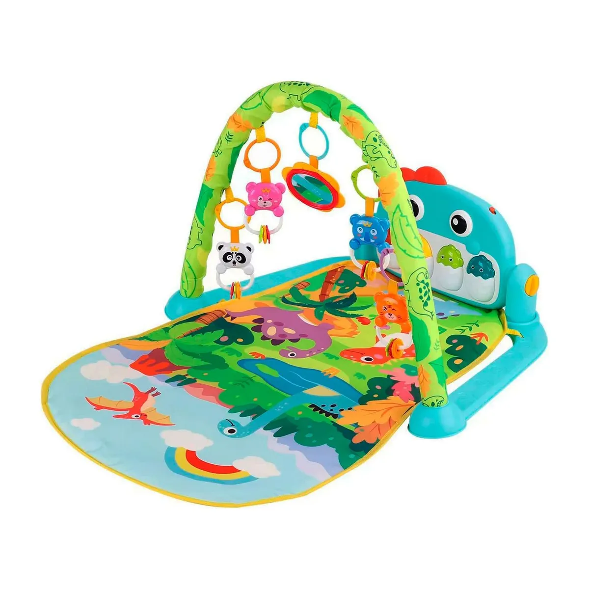 GLOBAL LATIN GROUP - Gimnasio Para Bebe 3 En 1 Alfombra Para Juego