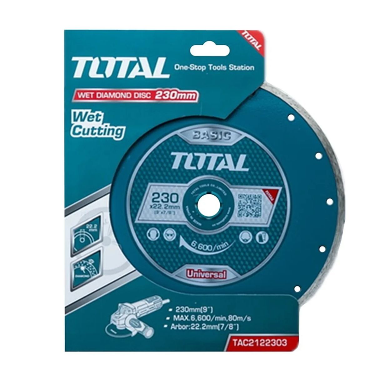 TOTAL TOOLS - Disco Diamantado Corte Humedo 9 230mm