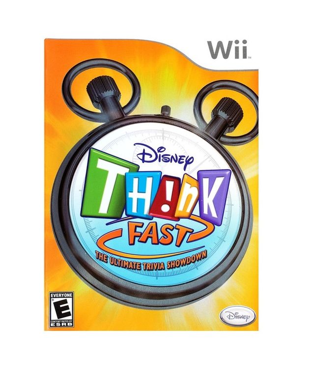 NINTENDO Disney Think Fast The Ultimate Trivia Showdown -Wii-Sniper