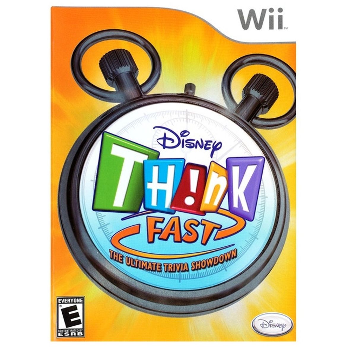 NINTENDO - Disney Think Fast The Ultimate Trivia Showdown -Wii-Sniper