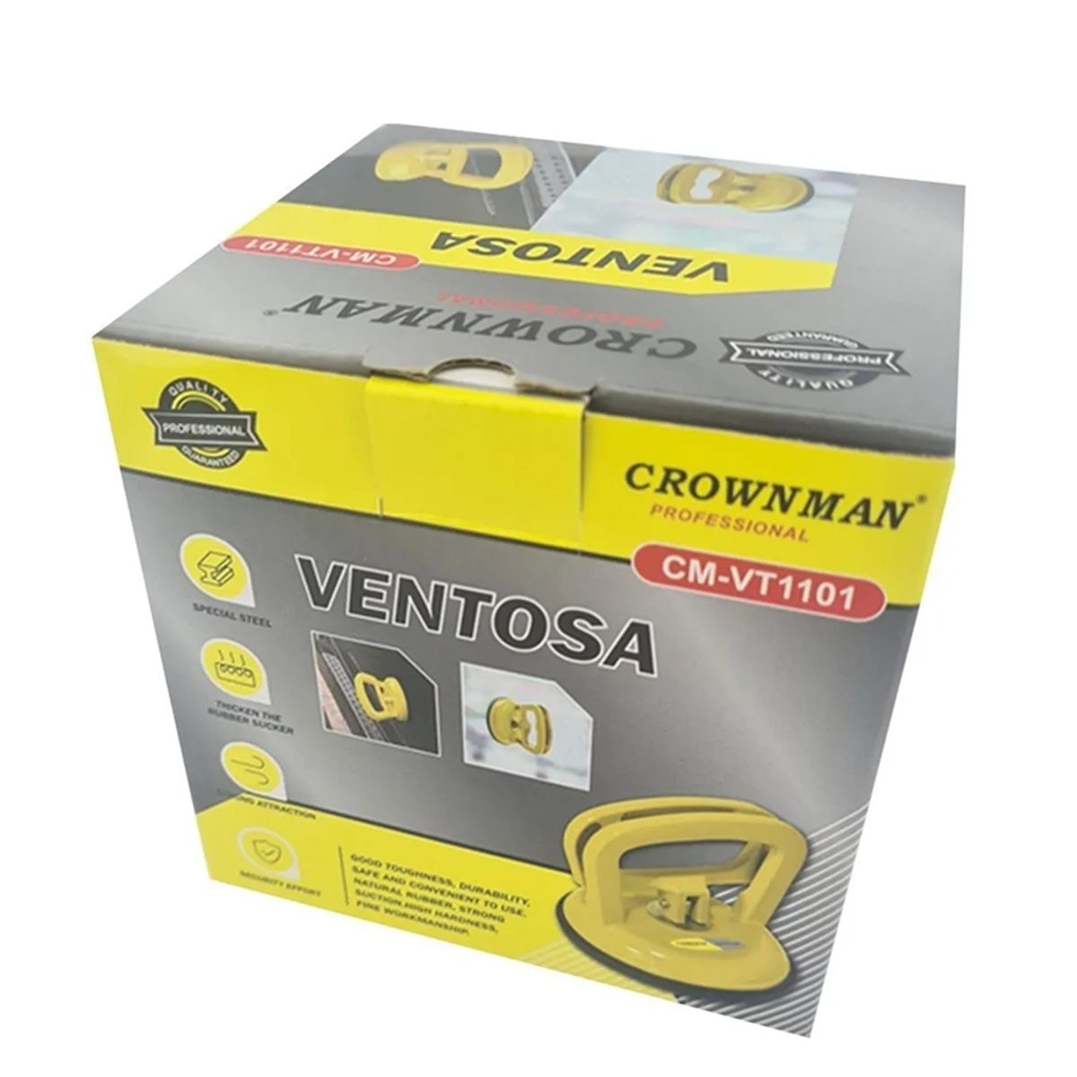 GENERICO - Ventosa Para Vidrio 25 Kg Crownman