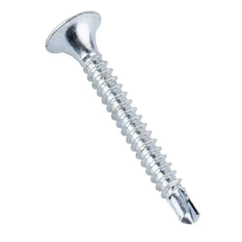 GENERICO - Tornillo Cabeza Plana Punta Broca 8x1-5/8 500 Pcs Tmk19844