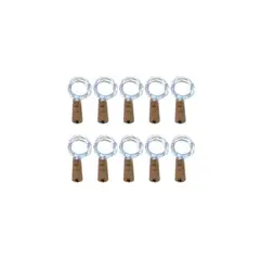 GENERICO - Pack 10 Luces Corcho Hada Alambre Micro Led Blanco blanco