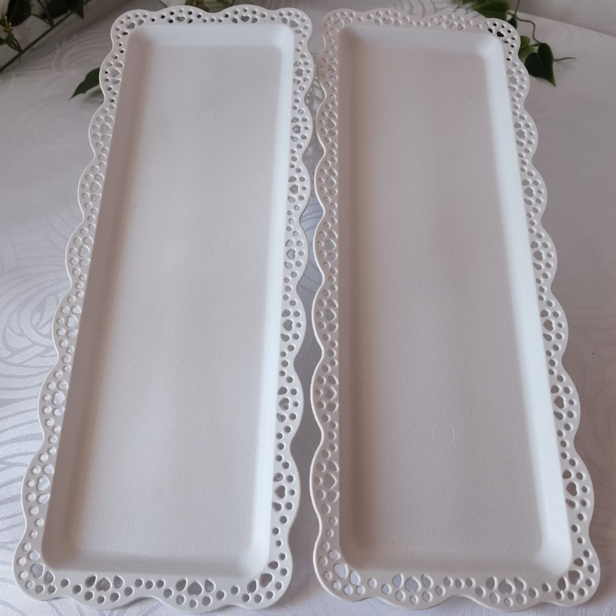 GENERICO - Pack 2 Bandejas Rectangular Para Pasteles