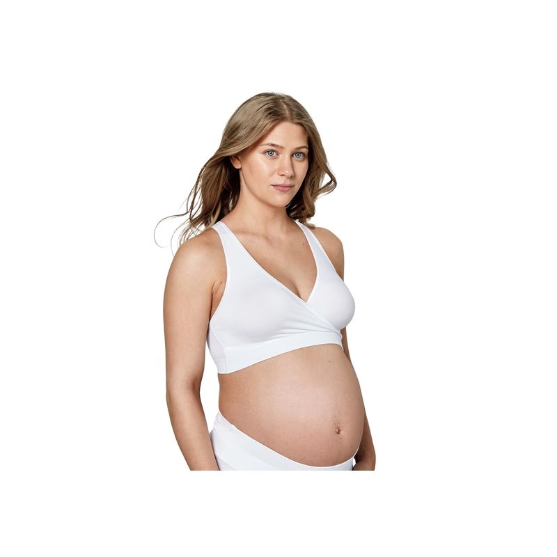 MEDELA - Sostén lactancia transpirable Keep Cool™ Sleep Blanco MEDELA