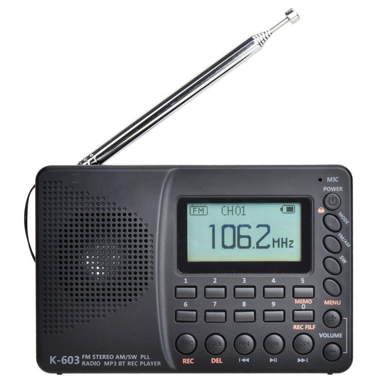 KUANGYE - Radios Portátiles Digital Fm  Am  Bluetooth  Onda Corta