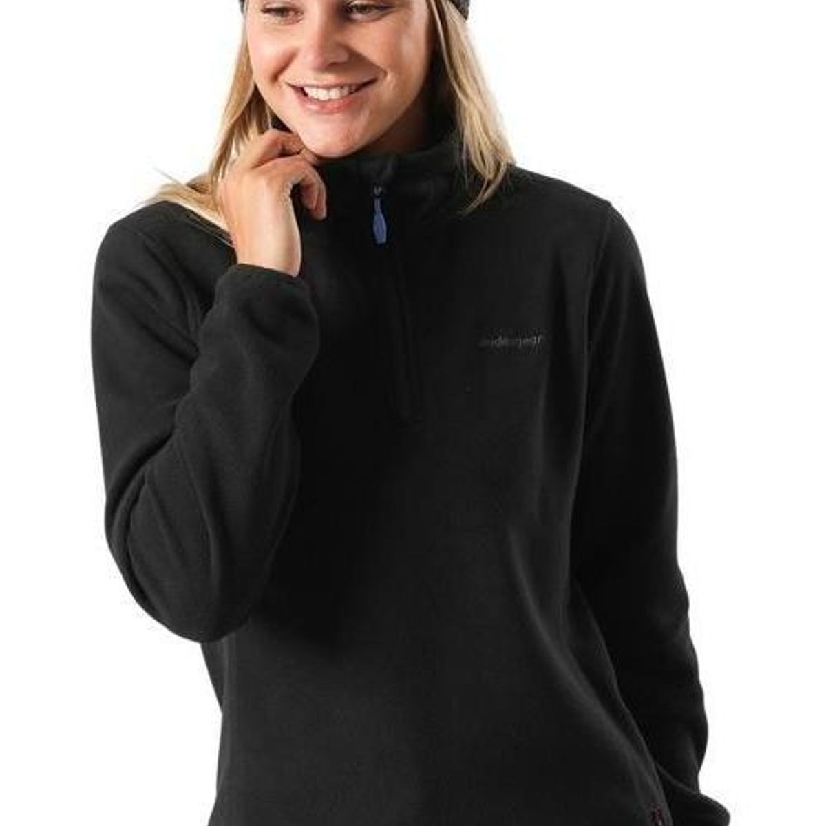 ANDESGEAR - Polar Mujer Maihue Cuarto Cierre Negro ANDESGEAR