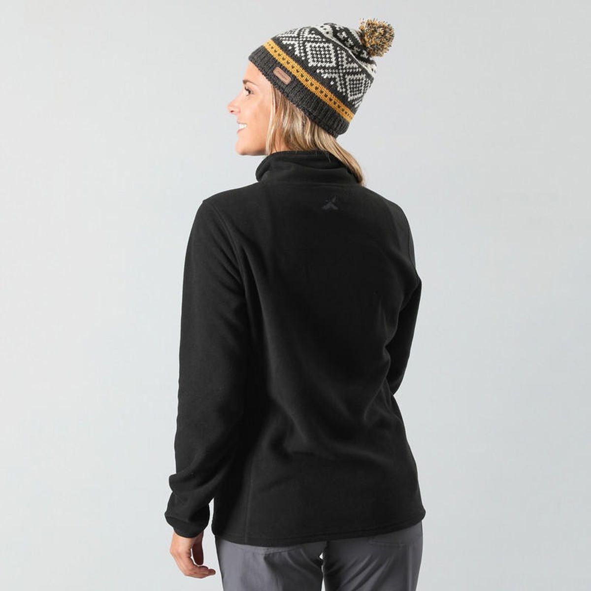 ANDESGEAR - Polar Mujer Maihue Cuarto Cierre Negro ANDESGEAR