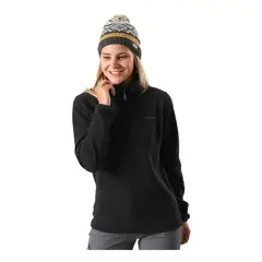 ANDESGEAR - Polar Mujer Maihue Cuarto Cierre Negro